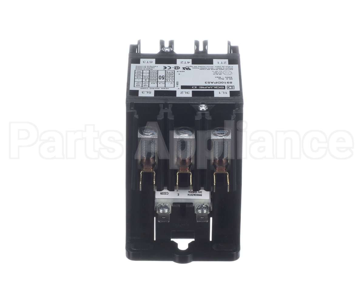 R08600 Aaon 3Pole 50Amp 24V Contactor