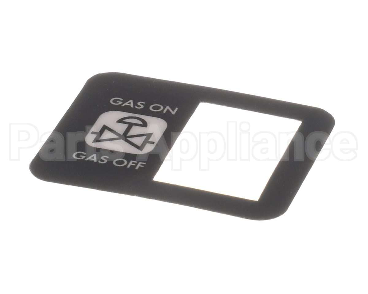 R10657 Blodgett Decal, Manual Gas Switch