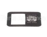 R10657 Blodgett Decal, Manual Gas Switch