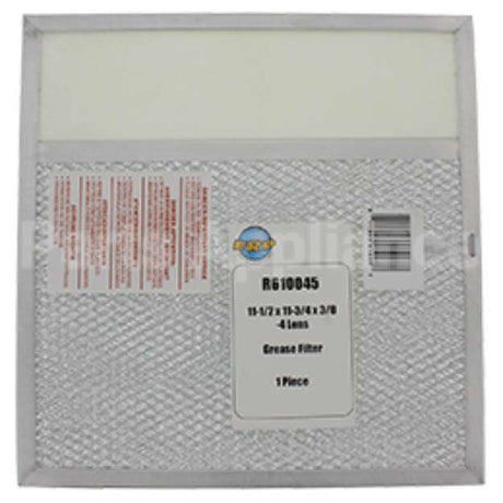 R610045 Aluminum Filter Compatible