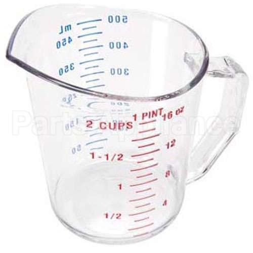 RBMD3215 Compatible Rubbermaid 1 Pt Measuring Cup-135 Clear