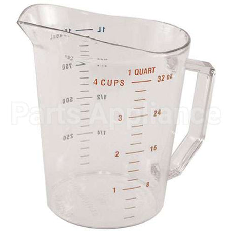 RBMD3216 Compatible Rubbermaid 1 Qt Measuring Cup-135 Clear
