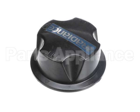 RCP1027 Turbo Air Knob, On/Off, Black, Range