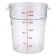 RFSCW22-135 Compatible Cambro Cntainer Clr Rd 22Qt-135
