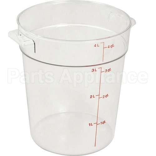RFSCW4-135 Compatible Cambro Container Clear Rd 4Qt