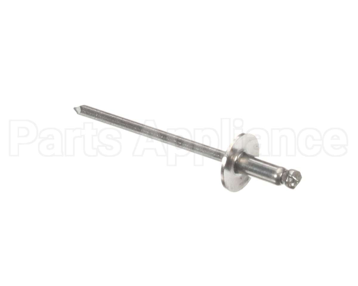 RI-2094 Alto Shaam Rivet,Blind,#43,Lrg Flg,Stnls,