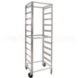 RK69-10 Compatible Lockwood Cart, Rack, 69"H, 20 Adj Runners
