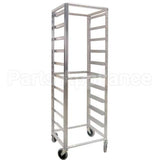 RK69-10 Compatible Lockwood Cart, Rack, 69"H, 20 Adj Runners