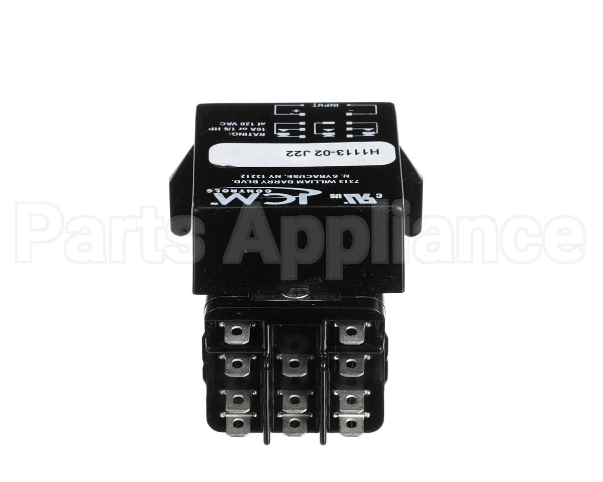 RLY0872 Trane 115V 10A 3Pdt .3S Delay Relay