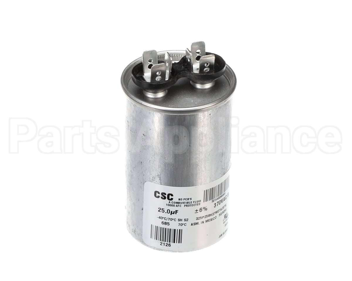 S1-024-23181-700 York 25Mfd 370V Rnd Run Capacitor