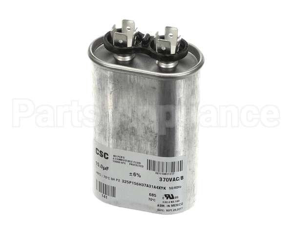 S1-02425900000 York Single Run Capacitor, 15Mfd,370V,Oval