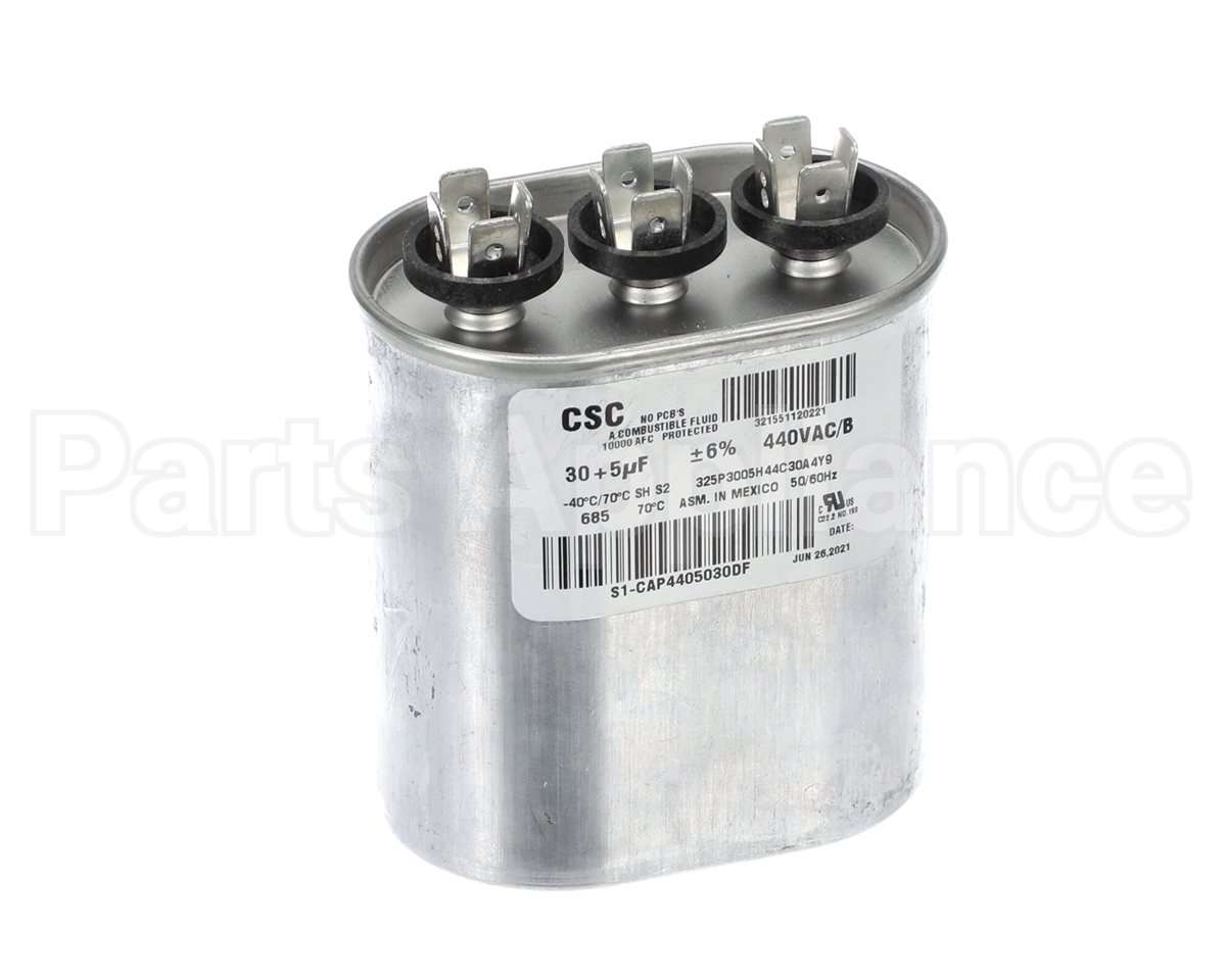 S1-CAP4405030DF York 440V 30/5Mfd Run Dual Cap Flat