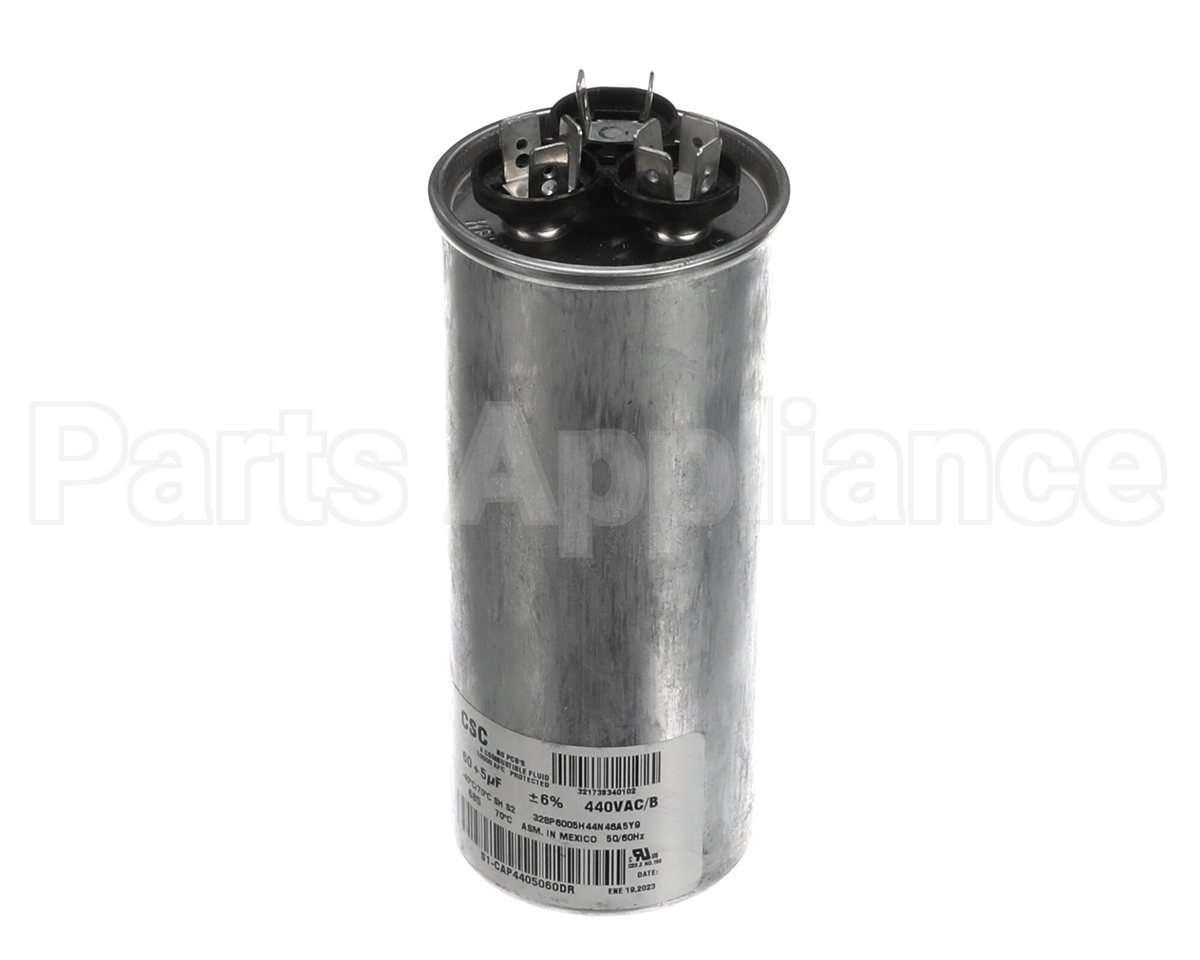 S1-CAP4405060DR York Capacitor,Run Dual,60/5Mfd,440V,Round