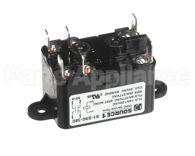 S1-S90-380 York Controls 24V Spst 6 Terminal Fan Relay