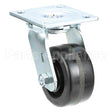 S1022A Compatible Bakers Pride Caster, Plate, 4", W/Obrake