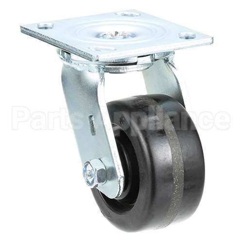 S1022X Compatible Bakers Pride Caster, Plate, 4", W/Obrake