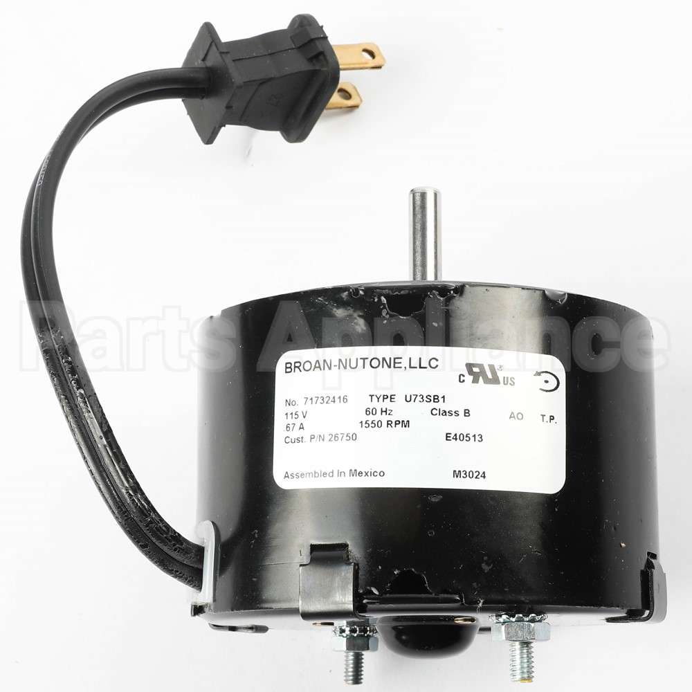S26750SER Broan Nt Srv Asm Motor