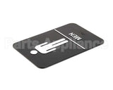 S69B-6BK Update International Braille Plastic Sign 6X9 - Men