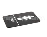 S69B-6BK Update International Braille Plastic Sign 6X9 - Men
