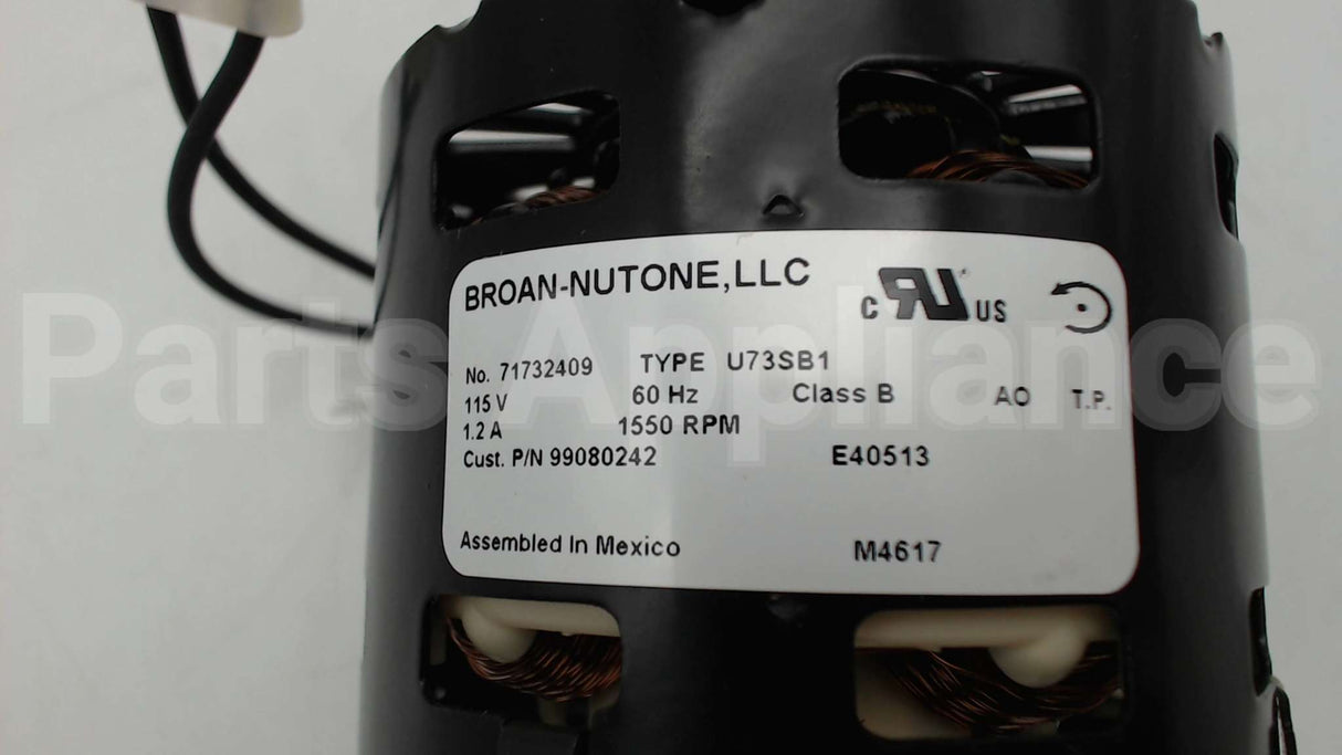 S97008584 Broan Srv 361 Motor Service Assy