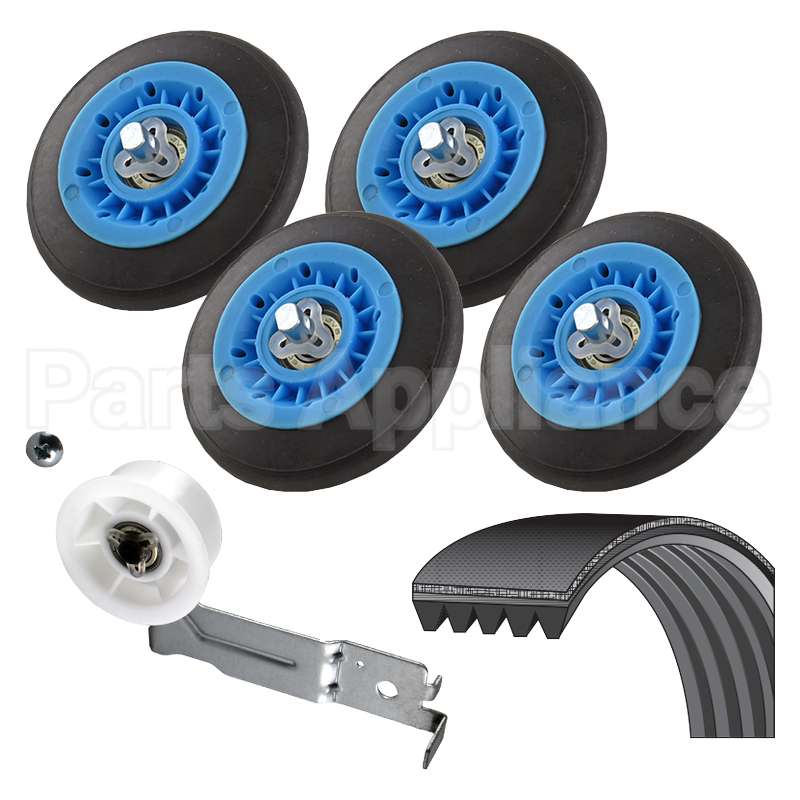 SAMKITHD Dryer Rebuild Kit With Ball Bearings Compatible