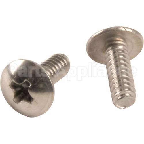 SC-122-83 Compatible Hobart Screw, 6/32Thd X 3/8", S/S, 2-Pk