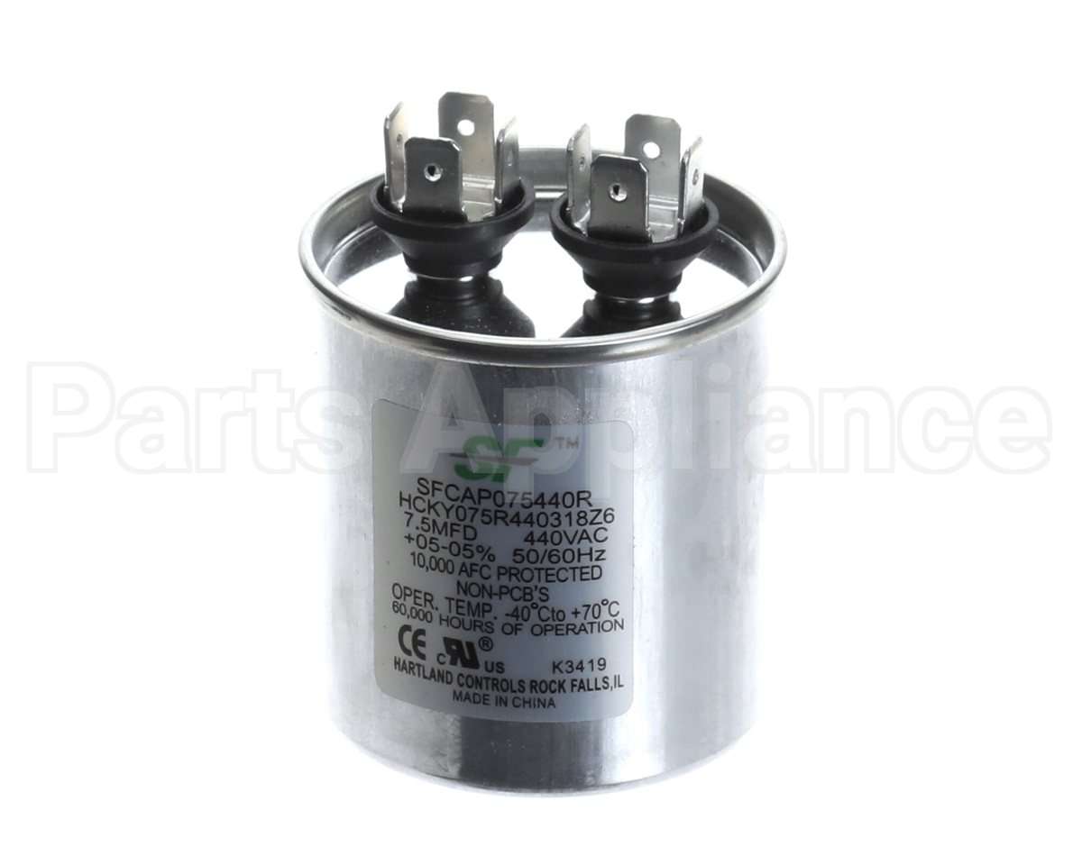 SFCAP075440R Trane Capaciator Run 7.5 Mfd 440V Oval-22109