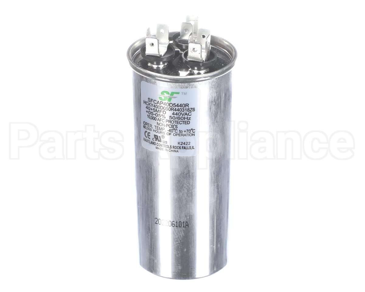 SFCAP40D5440R Trane Capacitor; 40+5Mfd 370/440V Round Run Ca