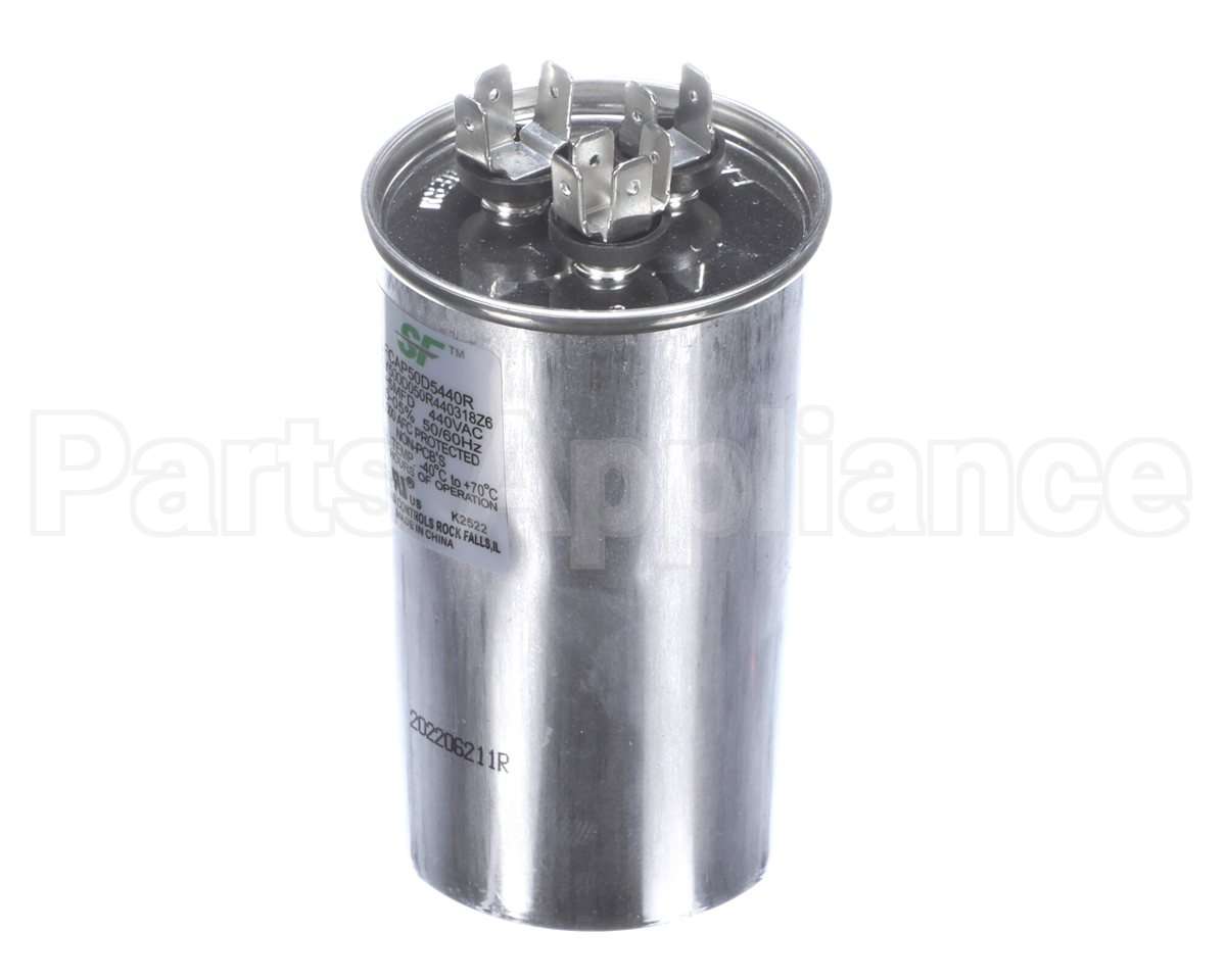 SFCAP50D5440R Trane Capacitor; 50+5Mfd 370/440V Round Run Ca