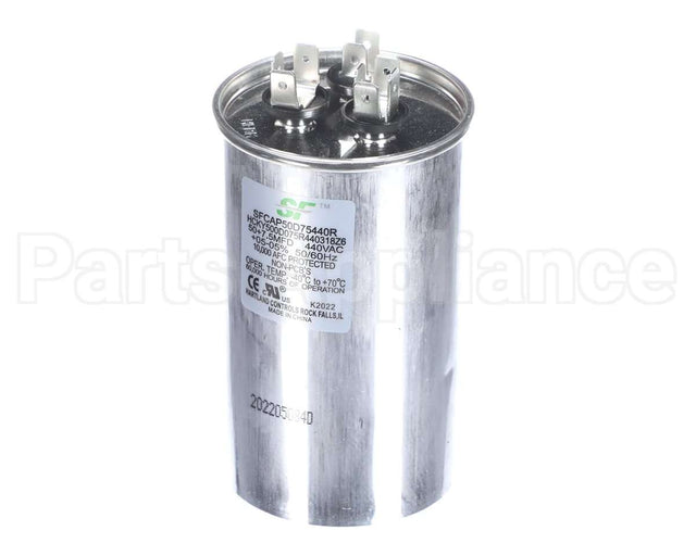 SFCAP50D75440R Trane Capacitor; 50+7.5Mfd 370/440V Round Run