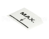 SL300951248 Carpigiani Mix Maximum Level Decal