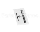 SL300951249 Carpigiani Mix Minimum Level Decal