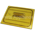 SP-320 Compatible Cambro Hot Pan Lid Half Sz-150 Amber