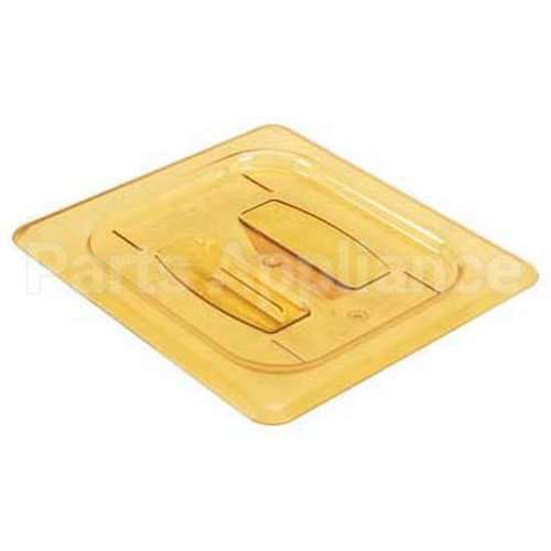 SP-335 Compatible Cambro Hot Lid 1/6 Sz Solid-150 Amber