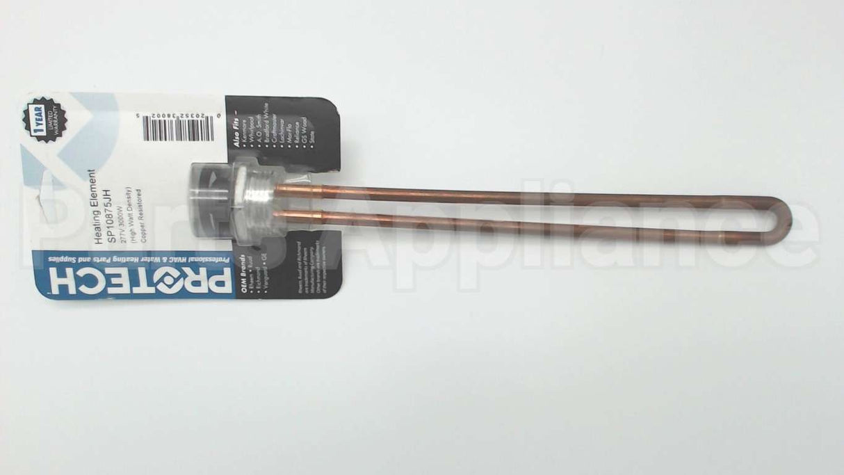 SP10875JH Rheem-Ruud Element 277V/3000W Cu 1"Screw