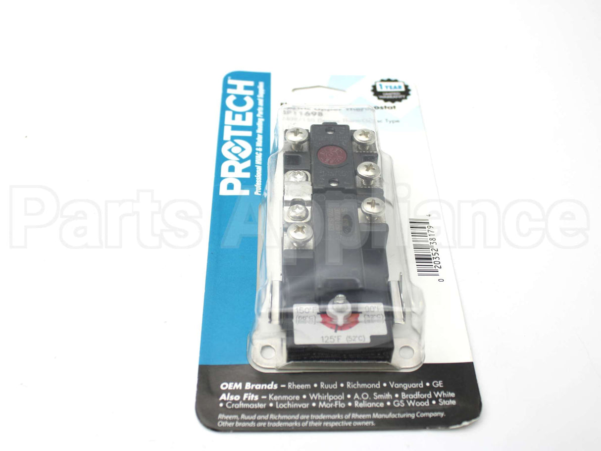 SP11698 Rheem-Ruud 90-150F Upper Stat/Limit