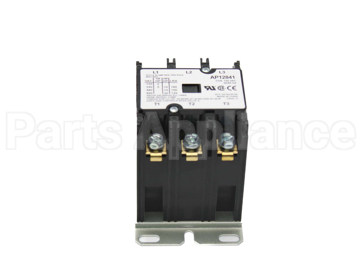 SP12841 Rheem-Ruud 120Vcoil 3Pole 30Amp Contactor