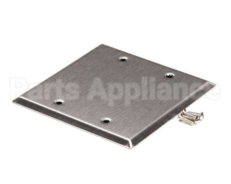 SS23 Hubbell Lighting Wall Plate Ss Two Gang Blank