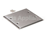 SS23 Hubbell Lighting Wall Plate Ss Two Gang Blank