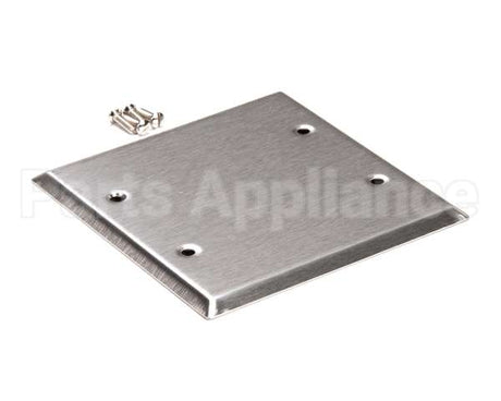 SS23 Hubbell Lighting Wall Plate Ss Two Gang Blank