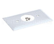SS7 Hubbell Lighting Hubbell Ss Gang Plate Single