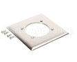 SS701 Hubbell Lighting Ss Wall Plate 2 Gang Sgl Recpt