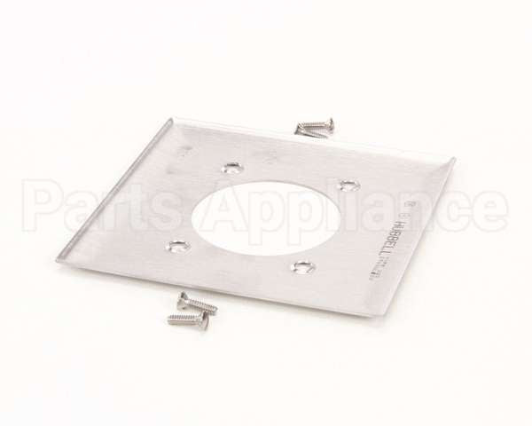 SS703 Hubbell Lighting Cover 2 Gang 2.156" Hole Ss