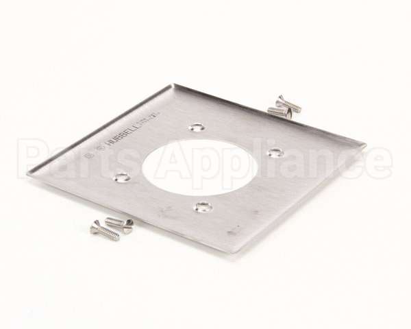 SS703 Hubbell Lighting Cover 2 Gang 2.156" Hole Ss