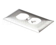 SS8 Hubbell Lighting Wall Plate Ss 1 Gang Dup Recpt