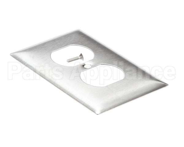 SS8 Hubbell Lighting Wall Plate Ss 1 Gang Dup Recpt