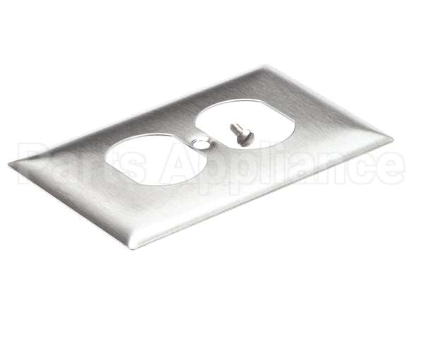 SS8 Hubbell Lighting Wall Plate Ss 1 Gang Dup Recpt