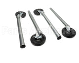 SU-25S Advance Tabco Caster, 5 Set 4 Locking