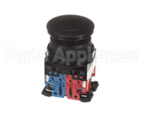 SW-37276 Alto Shaam Push Button,Black,Mushroom