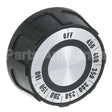 SY9-70701-19-2 Compatible Star Knob, 100-450F, Red, D-Stem Left